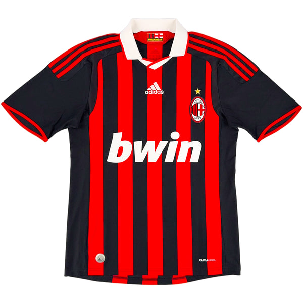 2009-10 AC Milan Thuis Shirt Ronaldinho - Oldschool Voetbalshirts