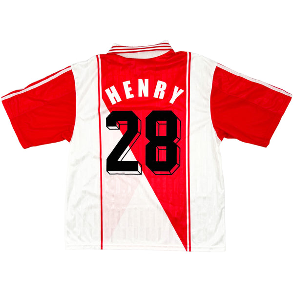 1996-98 AS Monaco Thuis Shirt Henry - Oldschool Voetbalshirts