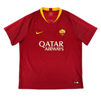 2018-19 AS Roma Thuis Shirt - 8/10 - (XL) - Oldschool Voetbalshirts