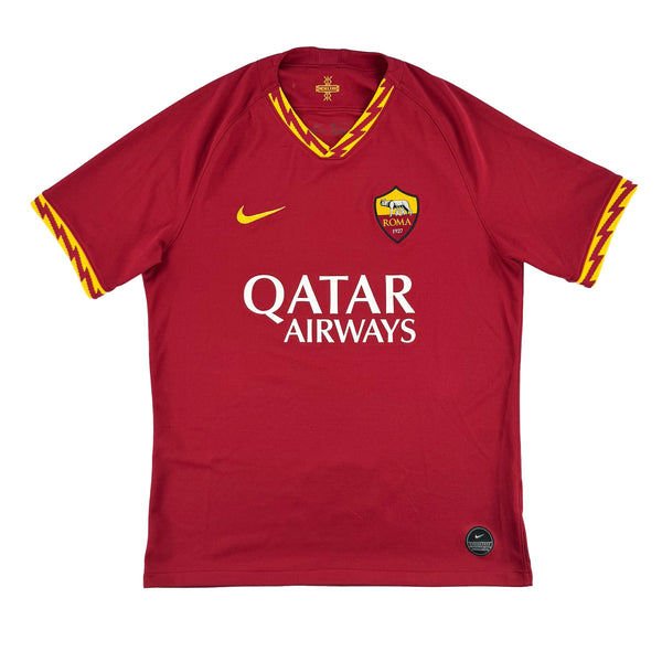 2019-20 AS Roma Thuis Shirt - 9/10 - (L) - Oldschool Voetbalshirts