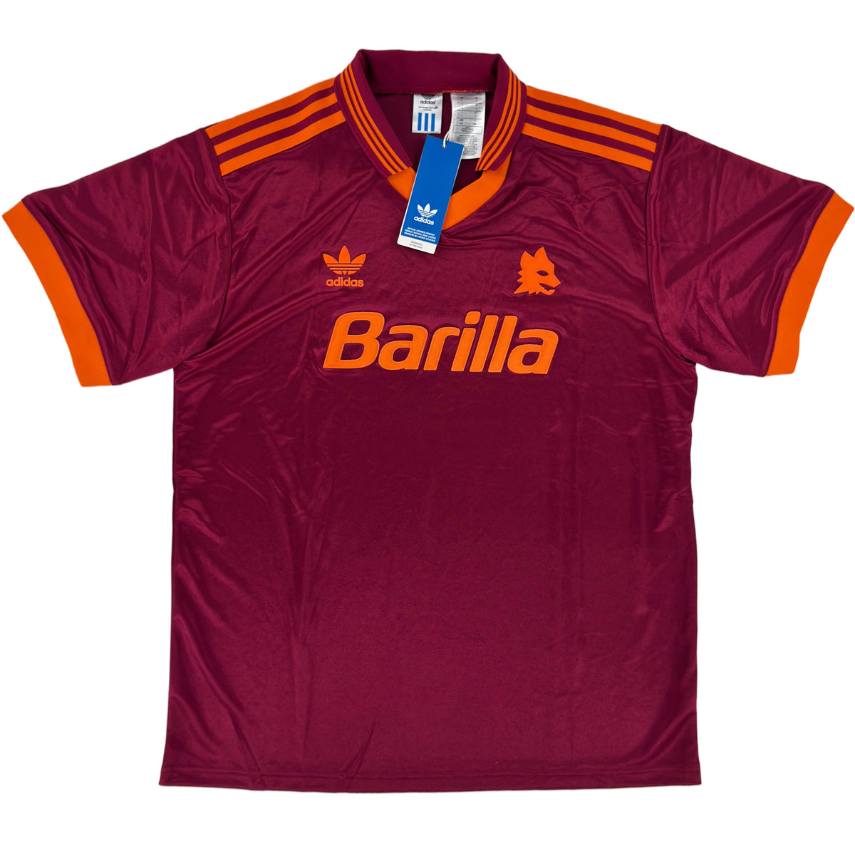 1993 AS Roma Thuis Shirt Heruitgave - Oldschool Voetbalshirts