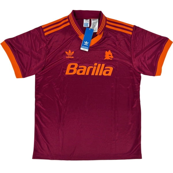 1993 AS Roma Thuis Shirt Heruitgave - Oldschool Voetbalshirts