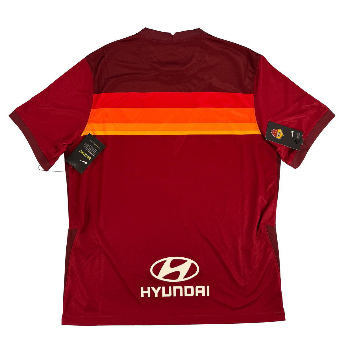 2020-21 AS Roma Thuis Shirt - 9/10 - (XL) - Oldschool Voetbalshirts