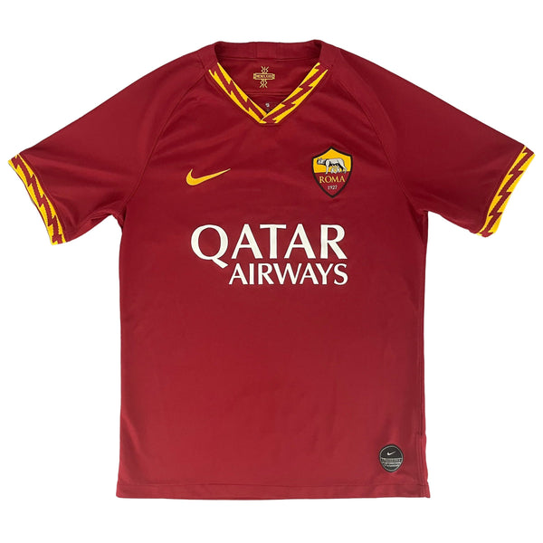 2019-20 AS Roma Thuis Shirt - 10/10 - (S) - Oldschool Voetbalshirts