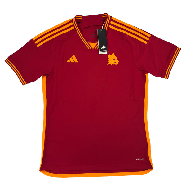 AS Roma thuis voetbalshirt uit seizoen 2023 - 2024 voorkant
