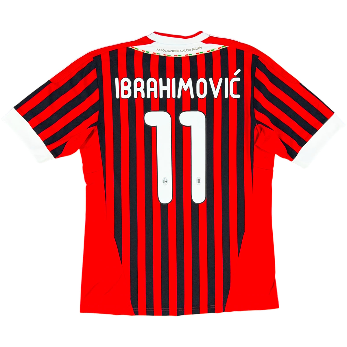 2011-12 AC Milan Thuis Shirt Ibrahimovic - Oldschool Voetbalshirts