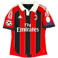 2012-13 AC Milan Thuis Shirt Pato - Oldschool Voetbalshirts