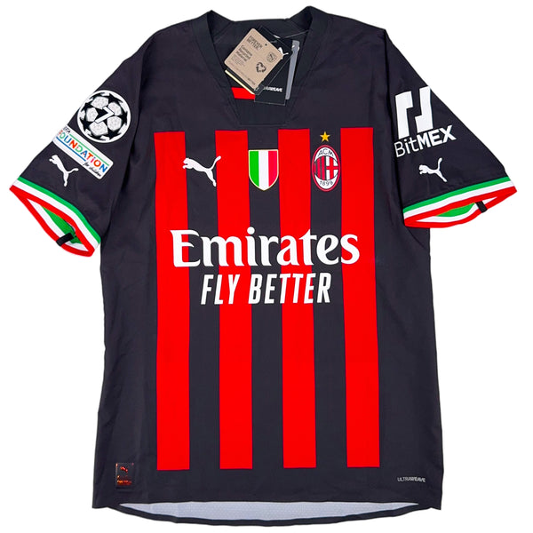 2022-23 AC Milan Pro Thuis Shirt Ibrahimovic - Oldschool Voetbalshirts