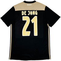 2018-19 Ajax Uit Shirt De Jong - Oldschool Voetbalshirts
