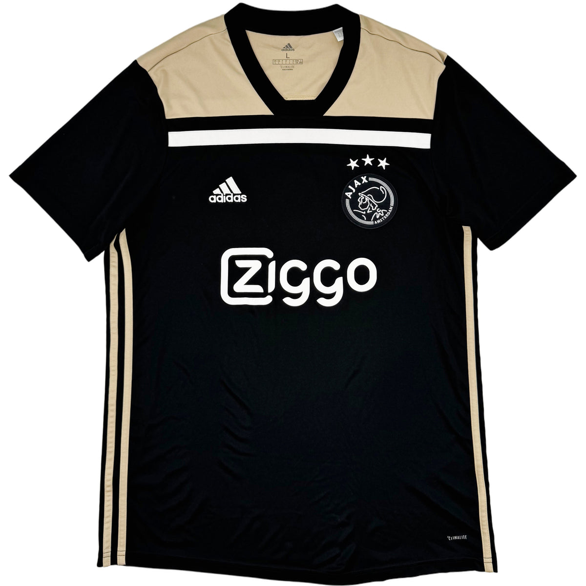 2018-19 Ajax Uit Shirt De Jong - Oldschool Voetbalshirts