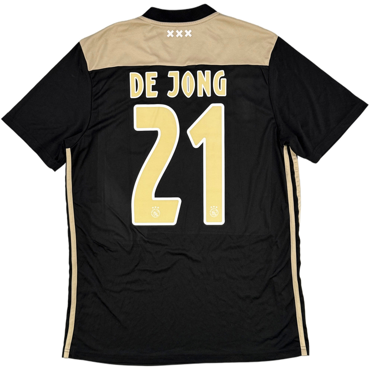 2018-19 Ajax Uit Shirt De Jong - Oldschool Voetbalshirts
