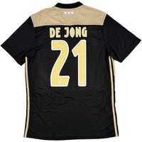 2018-19 Ajax Uit Shirt De Jong - Oldschool Voetbalshirts
