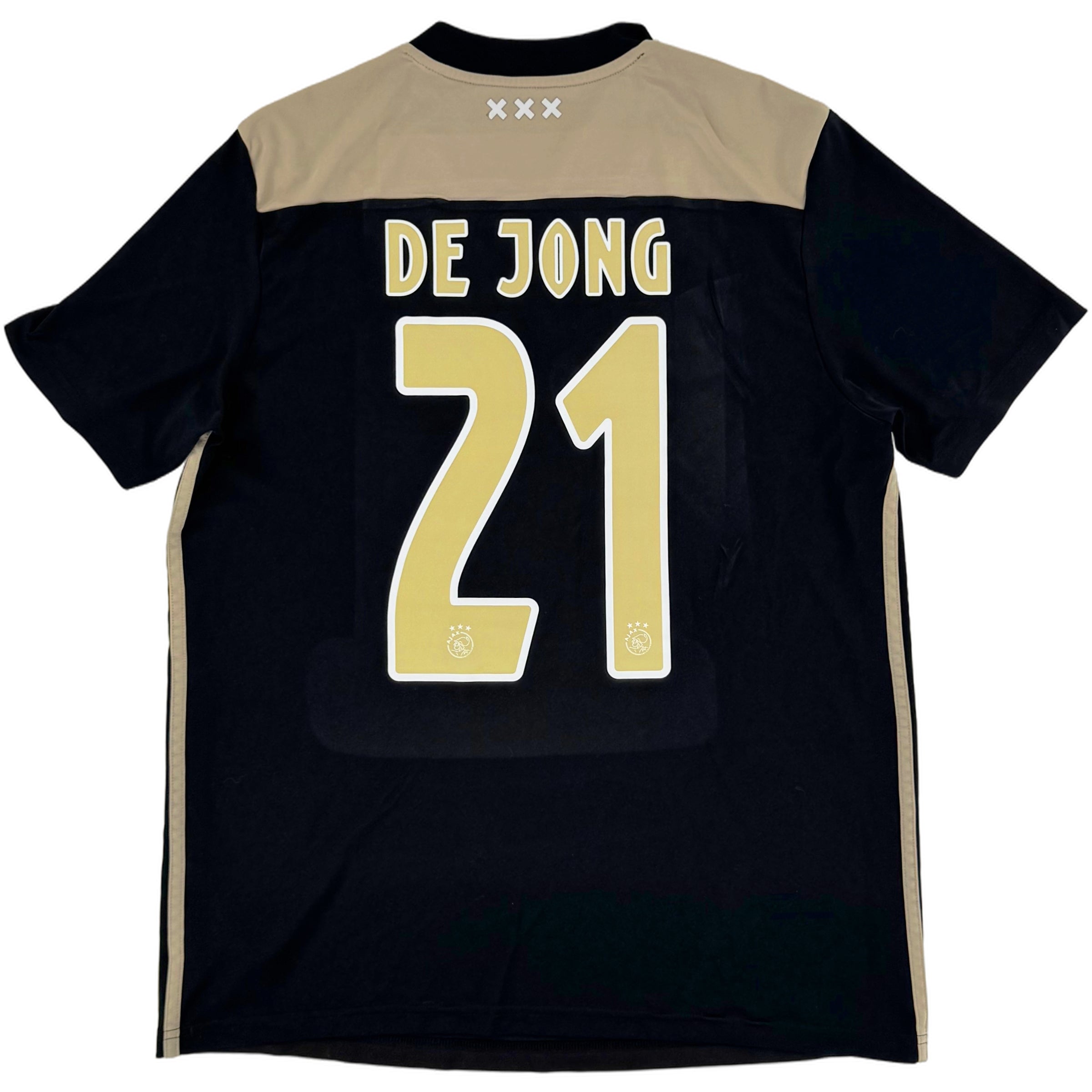 Zwart Goud Ajax Uitshirt 2021 Zwart Europees Uitshirt Ajax 2022