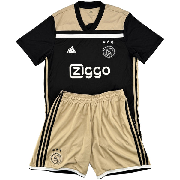 2018-19 Ajax Uit Shirt De Jong - Oldschool Voetbalshirts