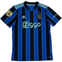 2021-22 Ajax Uit Shirt Gravenberch #8 - 8/10 - (M) - Oldschool Voetbalshirts