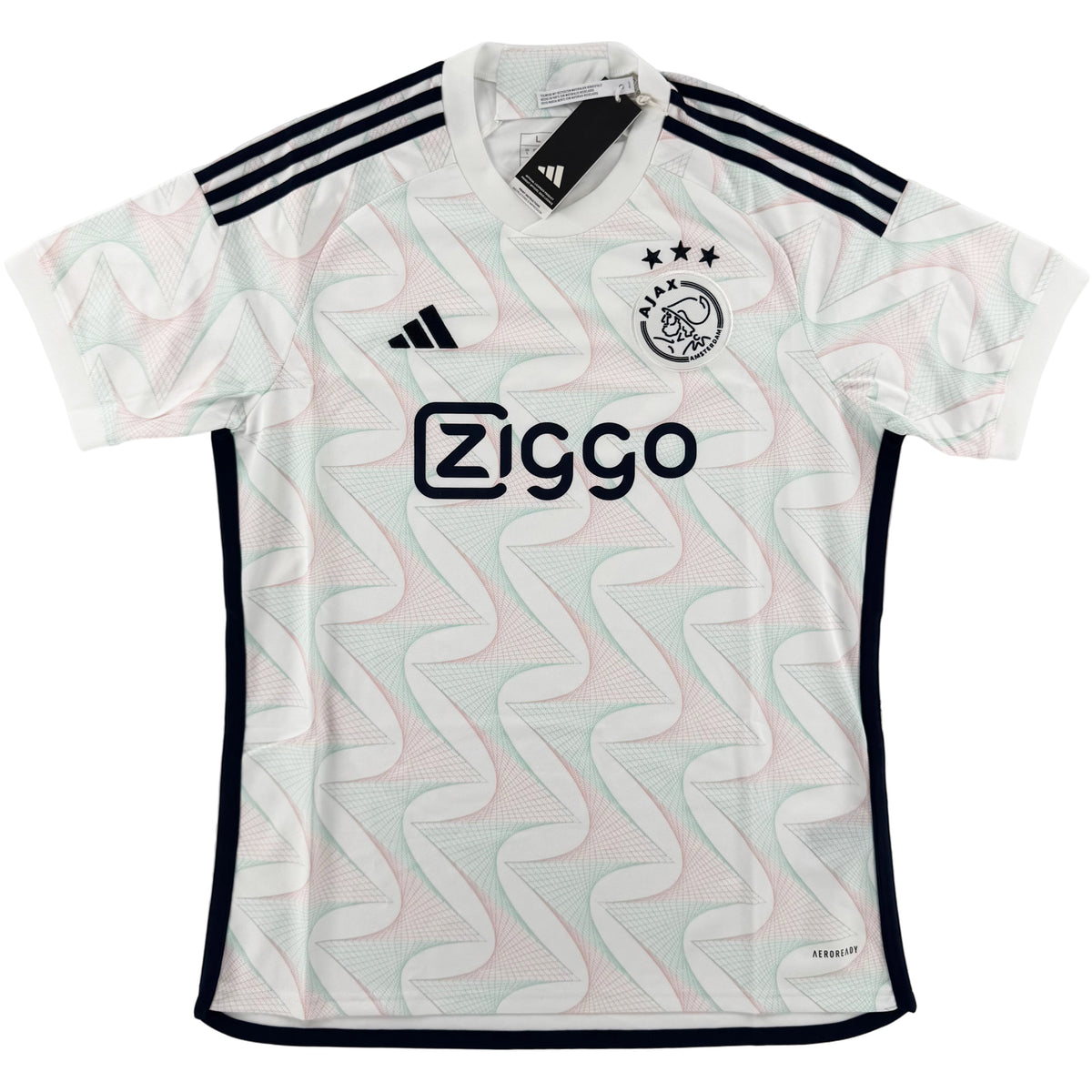 2023-24 Ajax Uit Shirt - 10/10 - (L) - Oldschool Voetbalshirts