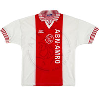 1995-96 Ajax Thuis Shirt - 8/10 - (M) - Oldschool Voetbalshirts