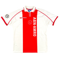 1998-99 Ajax Champions League Shirt Litmanen - Oldschool Voetbalshirts