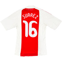 2010-11 Ajax Thuis Shirt Suarez - Oldschool Voetbalshirts