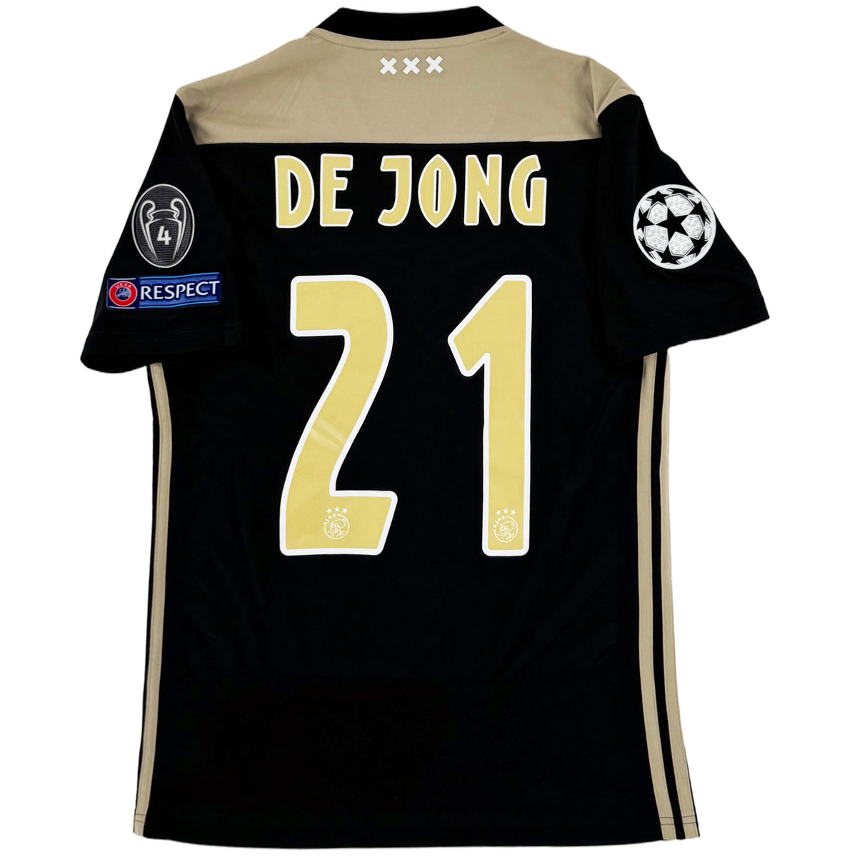 2018-19 Ajax Uit Shirt F. De Jong - Oldschool Voetbalshirts