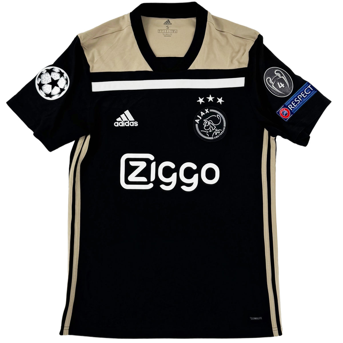 2018-19 Ajax Uit Shirt F. De Jong - Oldschool Voetbalshirts