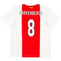 2021-22 Ajax Thuis Shirt Gravenberch - Oldschool Voetbalshirts