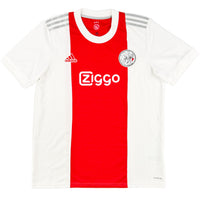 2021-22 Ajax Thuis Shirt Gravenberch - Oldschool Voetbalshirts