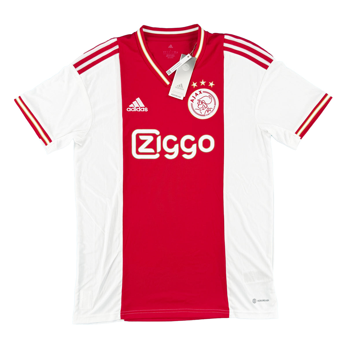 2022-23 Ajax Thuis Shirt - 10/10 - (XL) - Oldschool Voetbalshirts