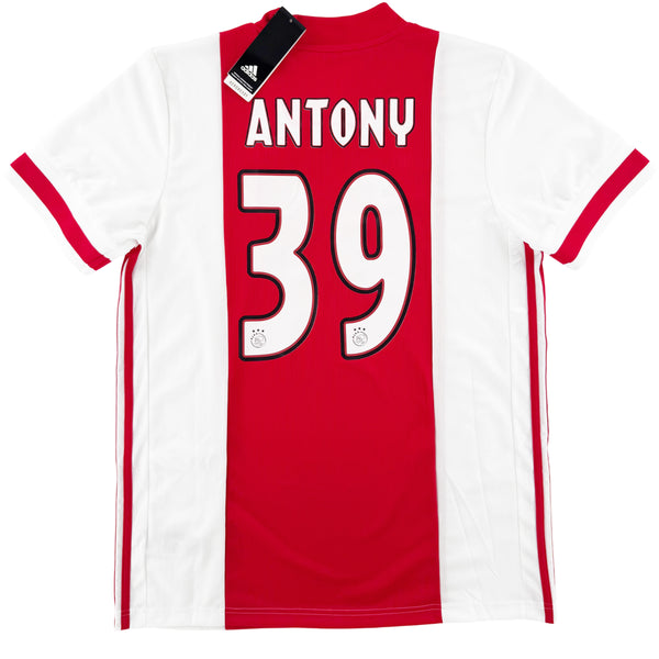 2020-21 Ajax Thuis Shirt Antony #39 - 10/10 - (L) - Oldschool Voetbalshirts