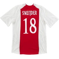 2005-06 Ajax Thuis Shirt Sneijder #18 - 8/10 - (M) - Oldschool Voetbalshirts