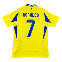 2024-25 Al Nassr Thuis Shirt Ronaldo #7 - 10/10 - (M) - Oldschool Voetbalshirts
