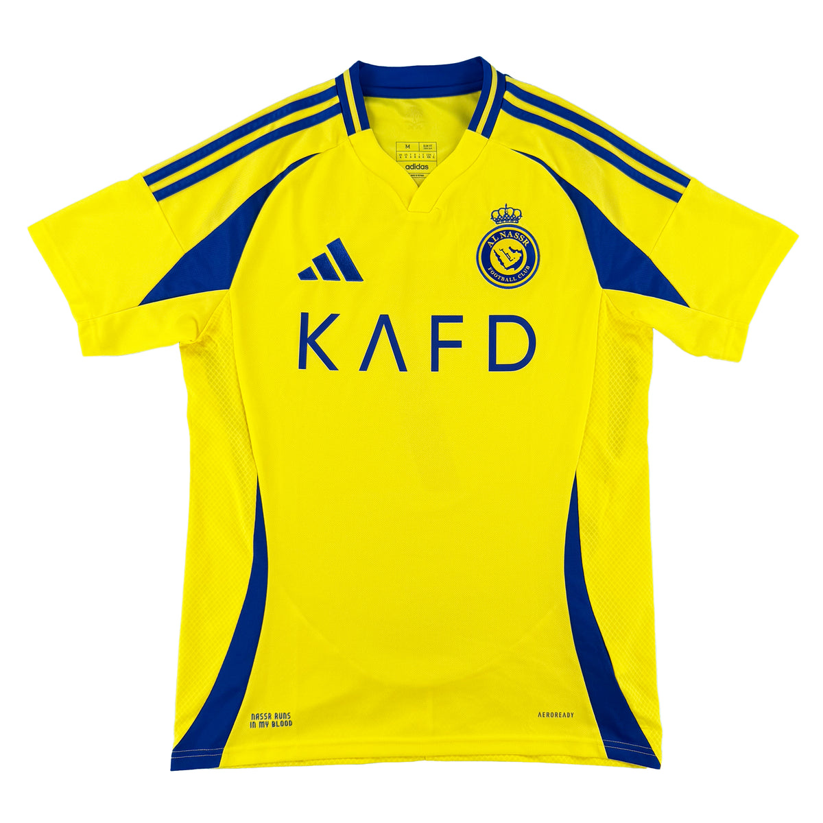 2024-25 Al Nassr Thuis Shirt Ronaldo #7 - 10/10 - (M) - Oldschool Voetbalshirts