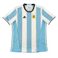 2016-17 Argentinië Thuis Shirt - 10/10 - (XL) - Oldschool Voetbalshirts
