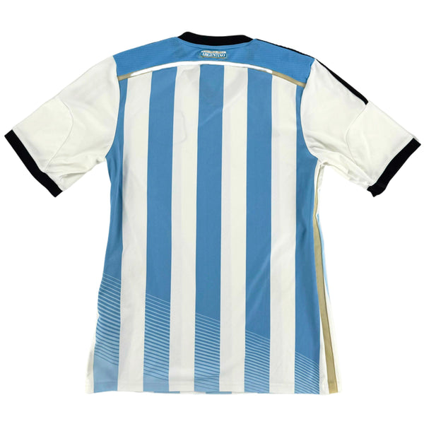 2014 Argentinië WK Thuis Shirt - 9/10 - (M) - Oldschool Voetbalshirts