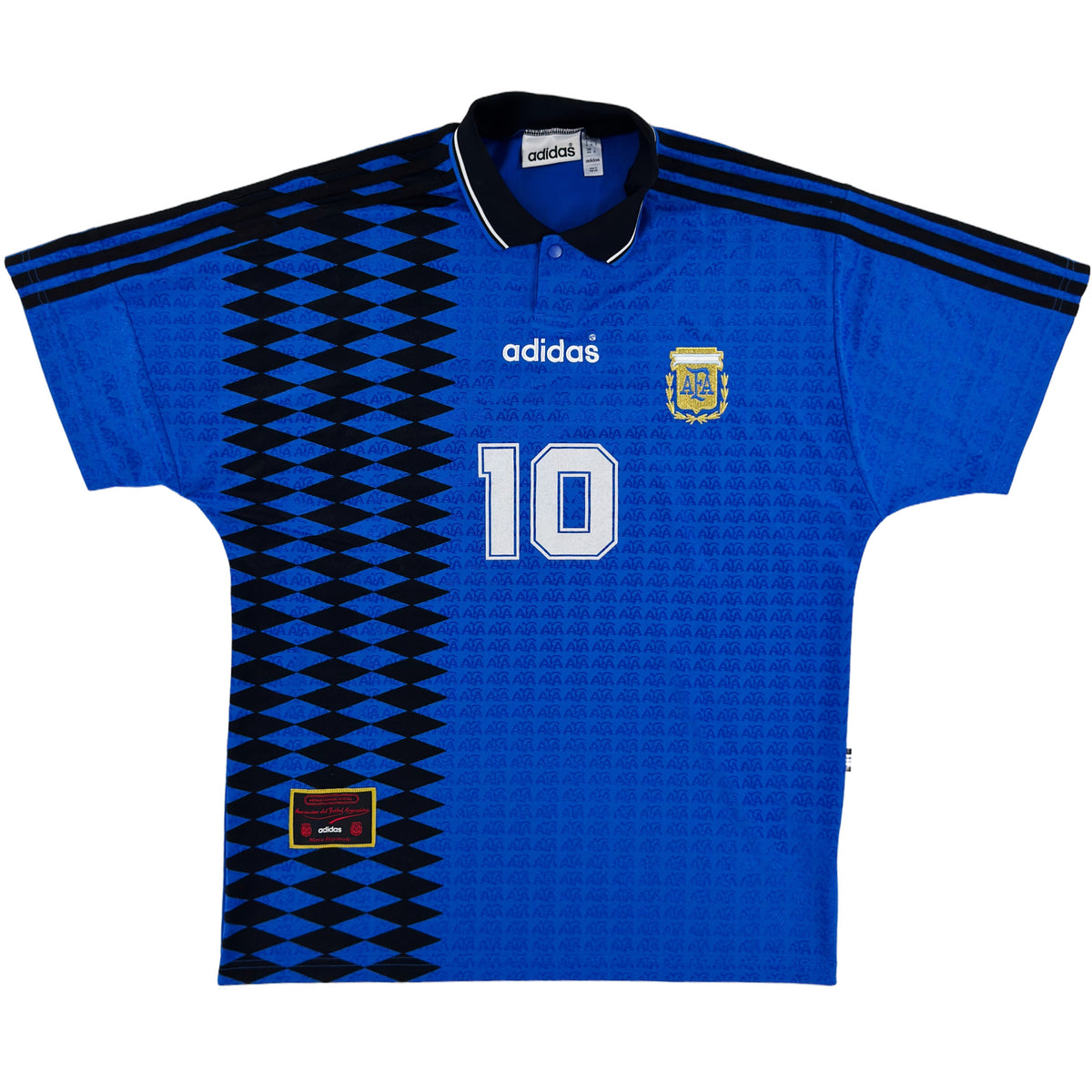 1994-97 Argentinië Uit Shirt Heruitgave Maradona - Oldschool Voetbalshirts
