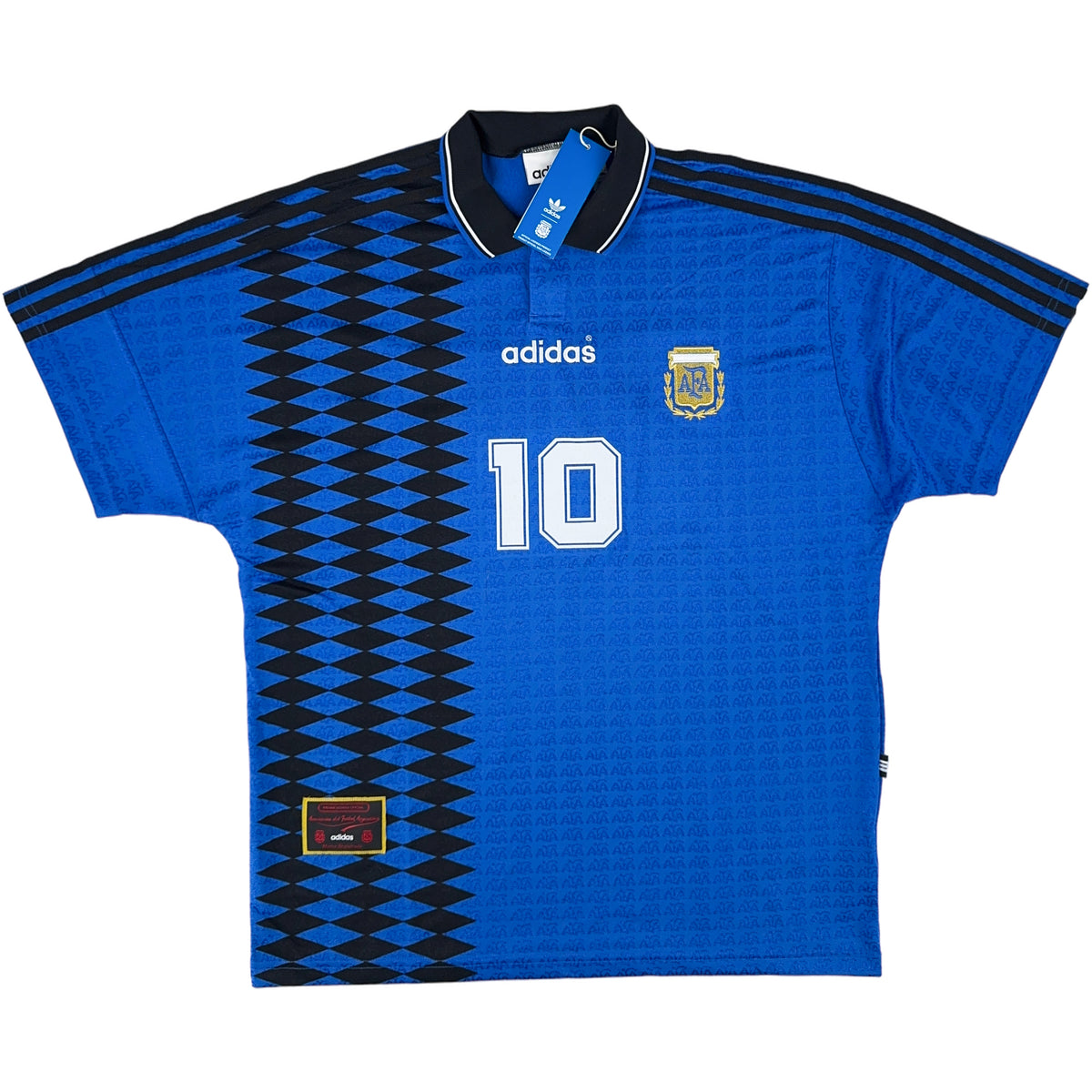1994 Argentinië WK Thuis Shirt Heruitgave #10 - Oldschool Voetbalshirts
