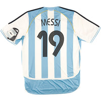 2006 Argentinië WK Thuis Shirt Messi