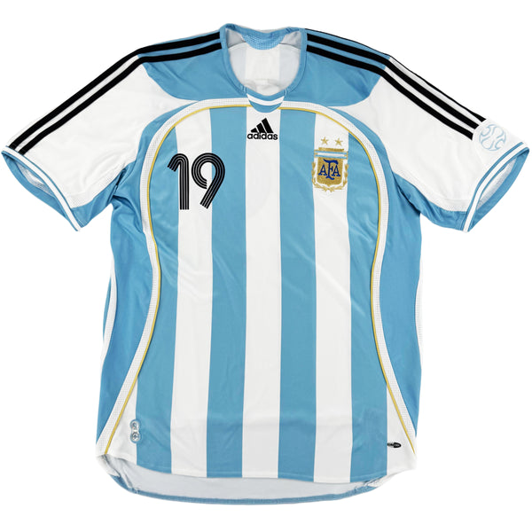 2006 Argentinië WK Thuis Shirt Messi - Oldschool Voetbalshirts