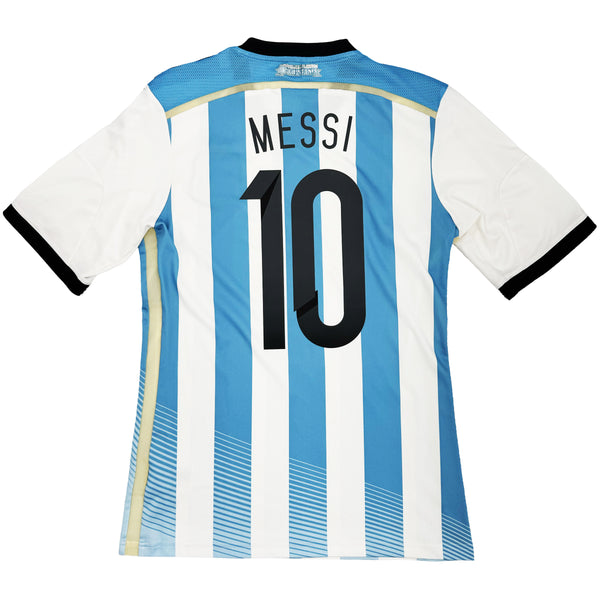 2014 Argentinië WK Thuis Shirt Messi - Oldschool Voetbalshirts