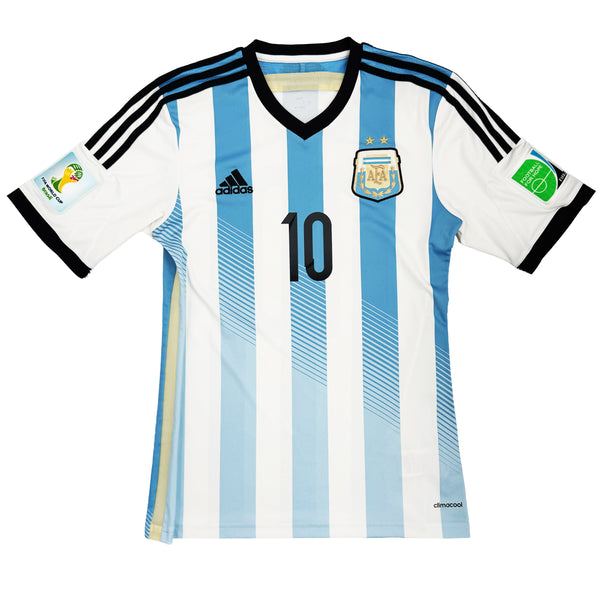 2014 Argentinië WK Thuis Shirt Messi - Oldschool Voetbalshirts