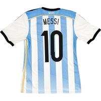 2014 Argentinië WK Thuis Shirt Messi - Oldschool Voetbalshirts