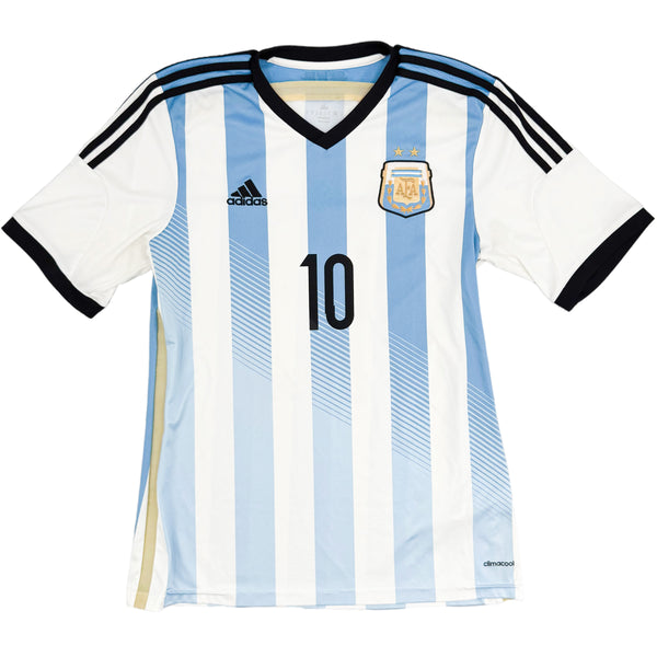 2014 Argentinië WK Thuis Shirt Messi - Oldschool Voetbalshirts