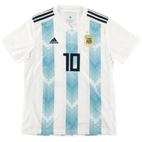 2018 Argentinië WK Thuis Shirt Messi - Oldschool Voetbalshirts