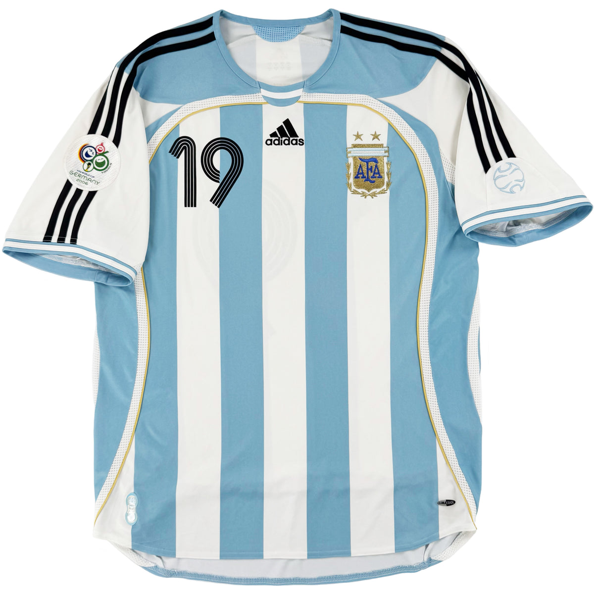 2006 Argentinië WK Thuis Shirt Messi - Oldschool Voetbalshirts