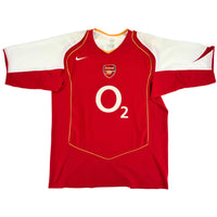 2004-05 Arsenal Thuis Shirt Henry #14 - 7/10 - (XL) - Oldschool Voetbalshirts