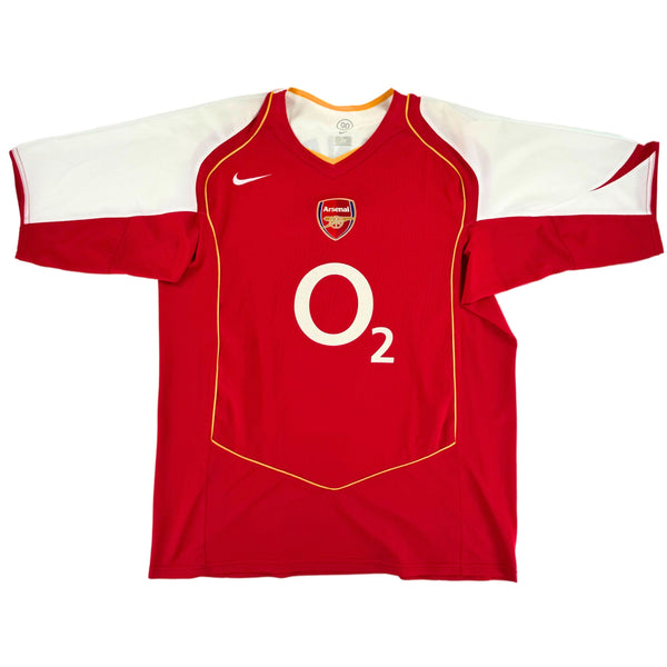 2004-05 Arsenal Thuis Shirt Henry #14 - 7/10 - (XL) - Oldschool Voetbalshirts