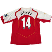2004-05 Arsenal Thuis Shirt Henry - Oldschool Voetbalshirts