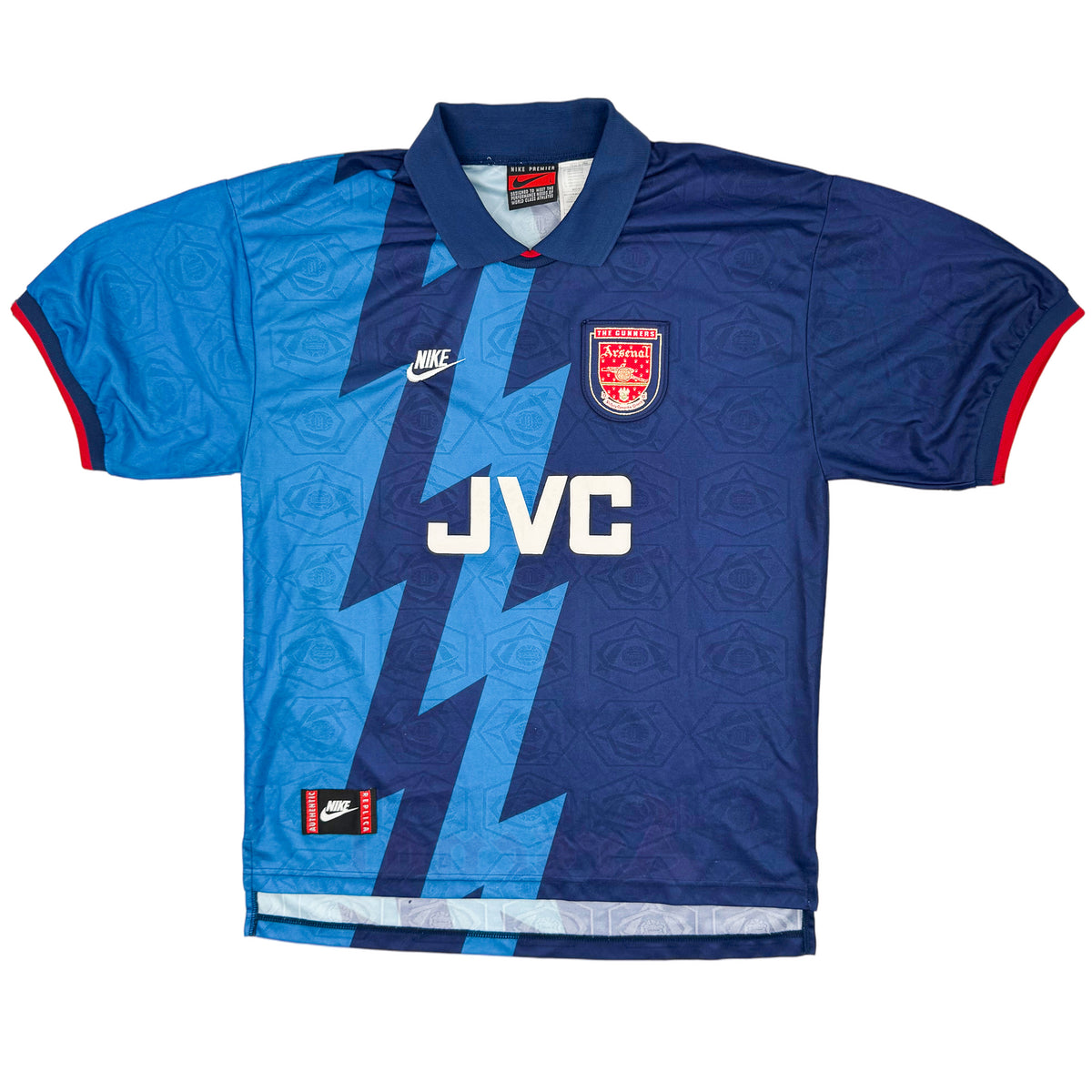 1995-96 Arsenal Uit Shirt Bergkamp - Oldschool Voetbalshirts