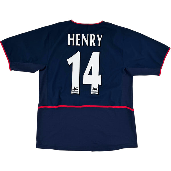 2002-04 Arsenal Uit Shirt Henry - 10/10 - (M) - Oldschool Voetbalshirts