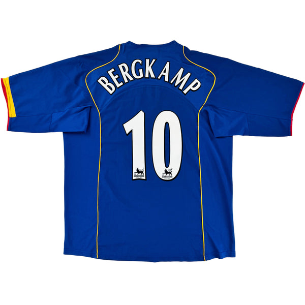 2004-06 Arsenal Uit Shirt Bergkamp - Oldschool Voetbalshirts